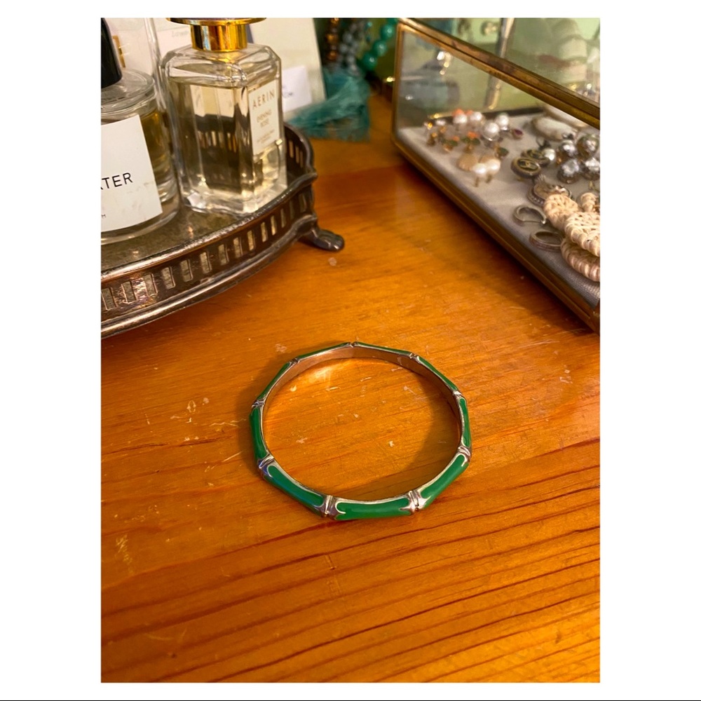Green and Silver Bangle